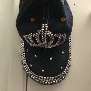 “SOLD” Stylish jean crown design hat